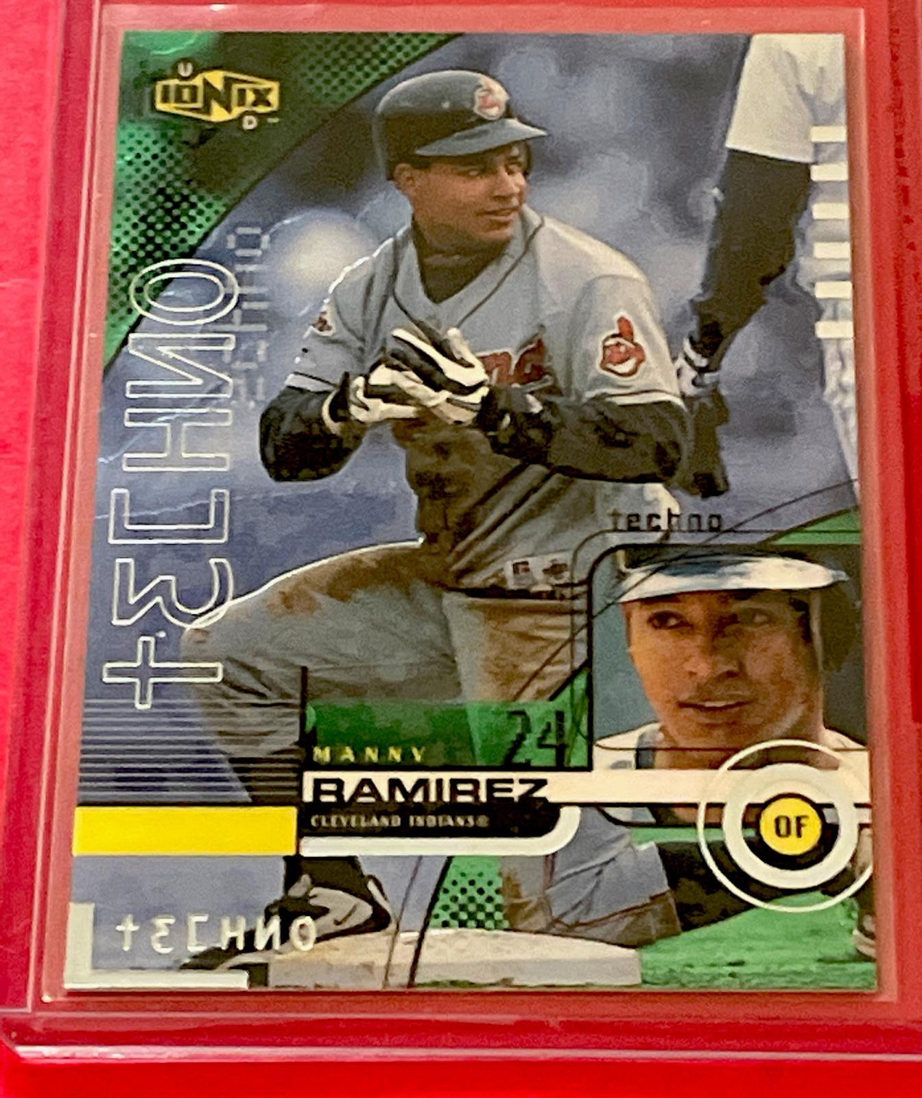 1999 Upper Deck IONIX TECHNO MANNY RAMIREZ SP Insert #R73 Cleveland Indians