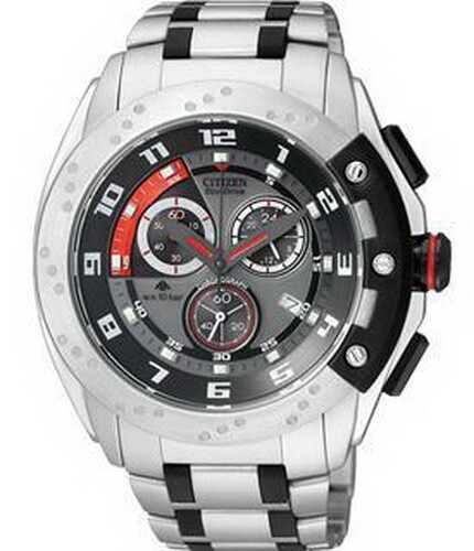 Citizen Eco Drive Chronograph Men's Watch AT0721-53E | eBay