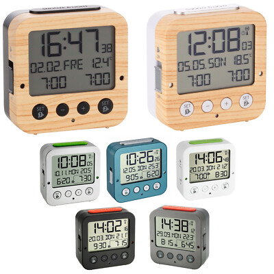 TFA Dostmann Bingo digitaler Funkwecker Alarme