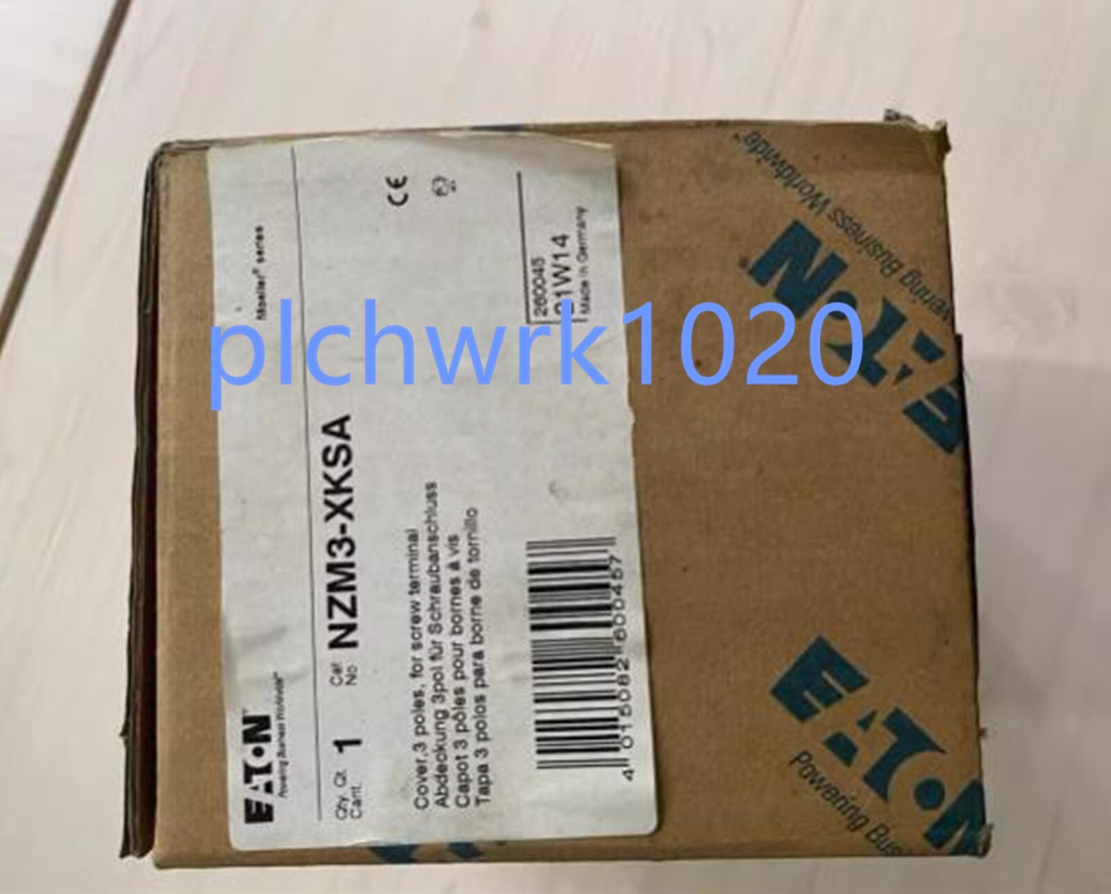 1 PCS NEW IN BOX EATON Circuit Breaker Terminal Cover NZM3-XKSA