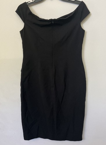 Lauren Ralph Lauren schulterfreies Crepe Cocktailkleid Größe 8 - Bild 8 von 9