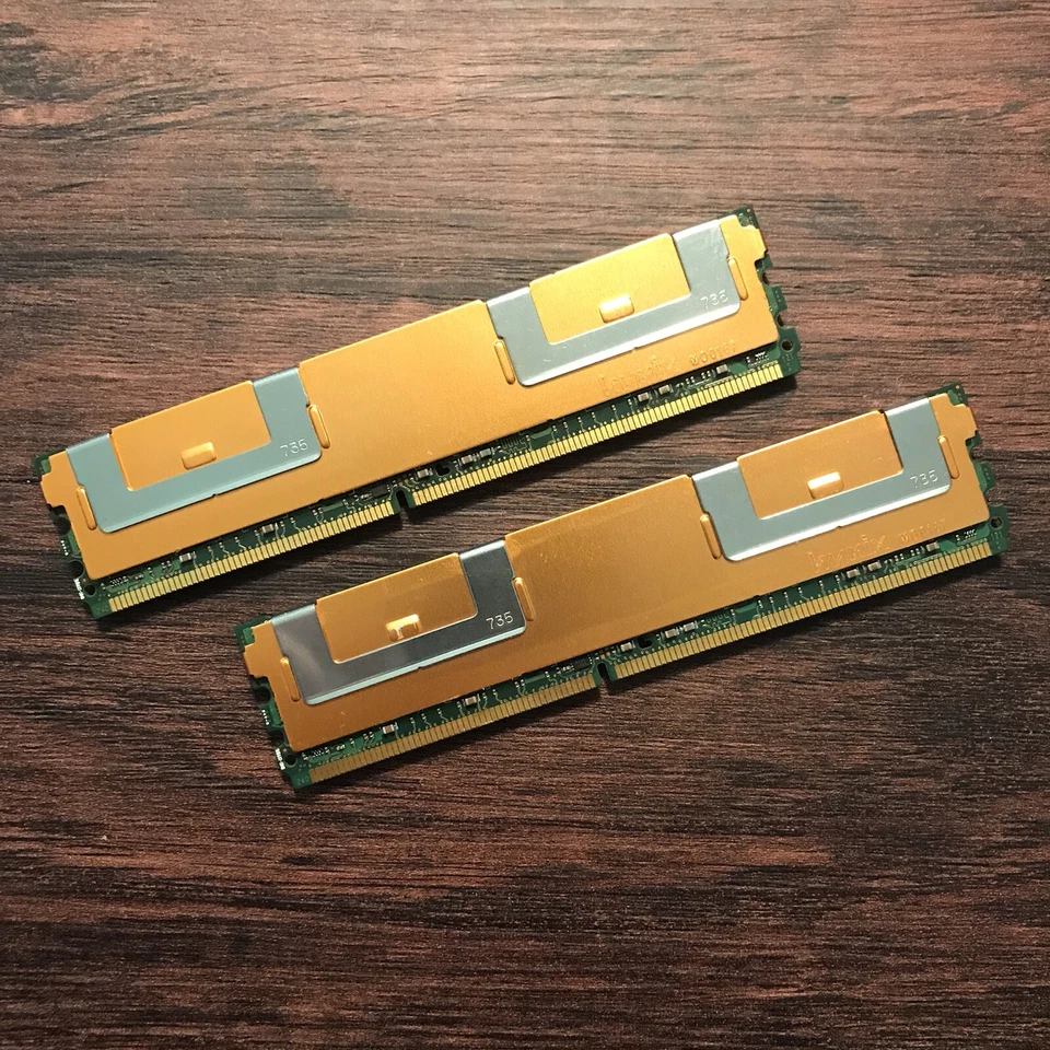 Hynix 4GB (2X2GB) 2Rx4 PC2-5300F SERVER RAM MEMORY HYMP525F72CP4E4-Y5 - Image 3 of 3