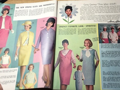 Magazine Lana Lobell Fashion Spring 1964 Original Vintage_LDP Shop