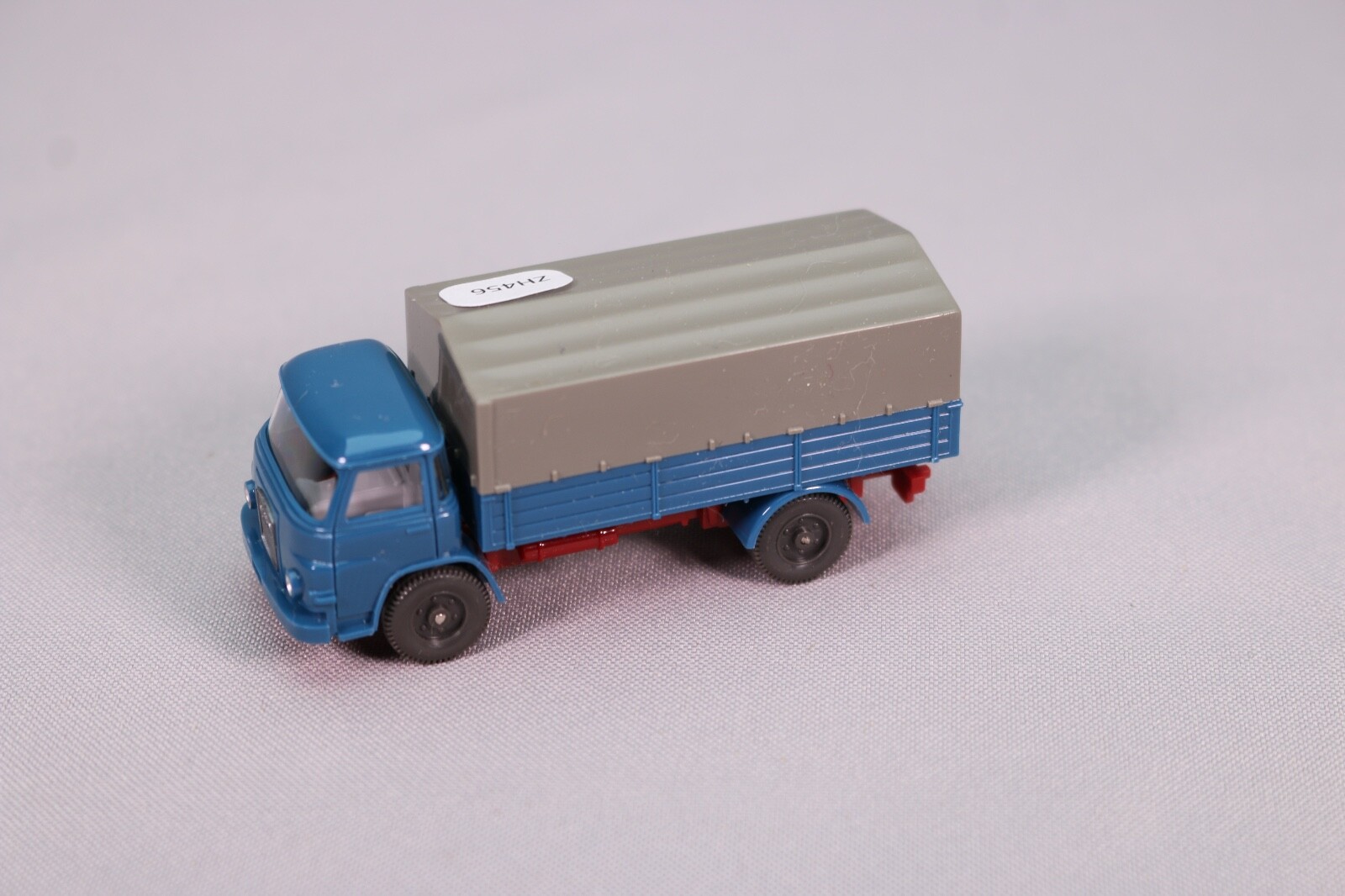 ZH456 WIKING Train Ho Scale Truck Bache Blue Grey 75mm Model  
