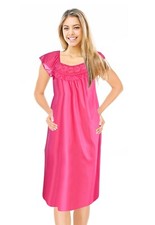 JEFFRICO Nightgowns For Women Short Sleeve Soft Sleepwear Comfy Nightshirts NEW