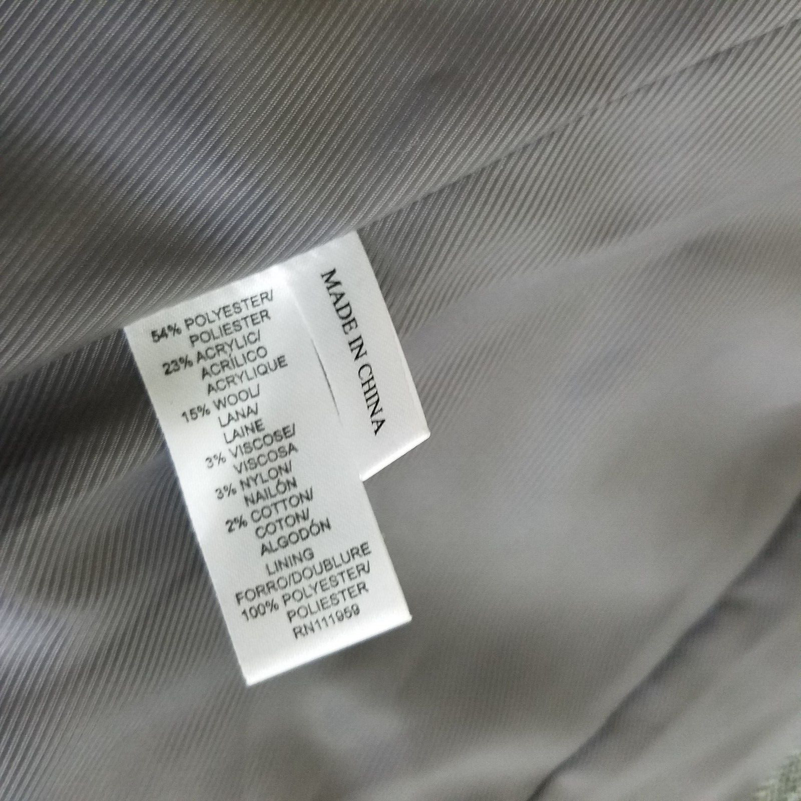 Atelier Wool Cotton Patchwork Herringbone Blazer … - image 6