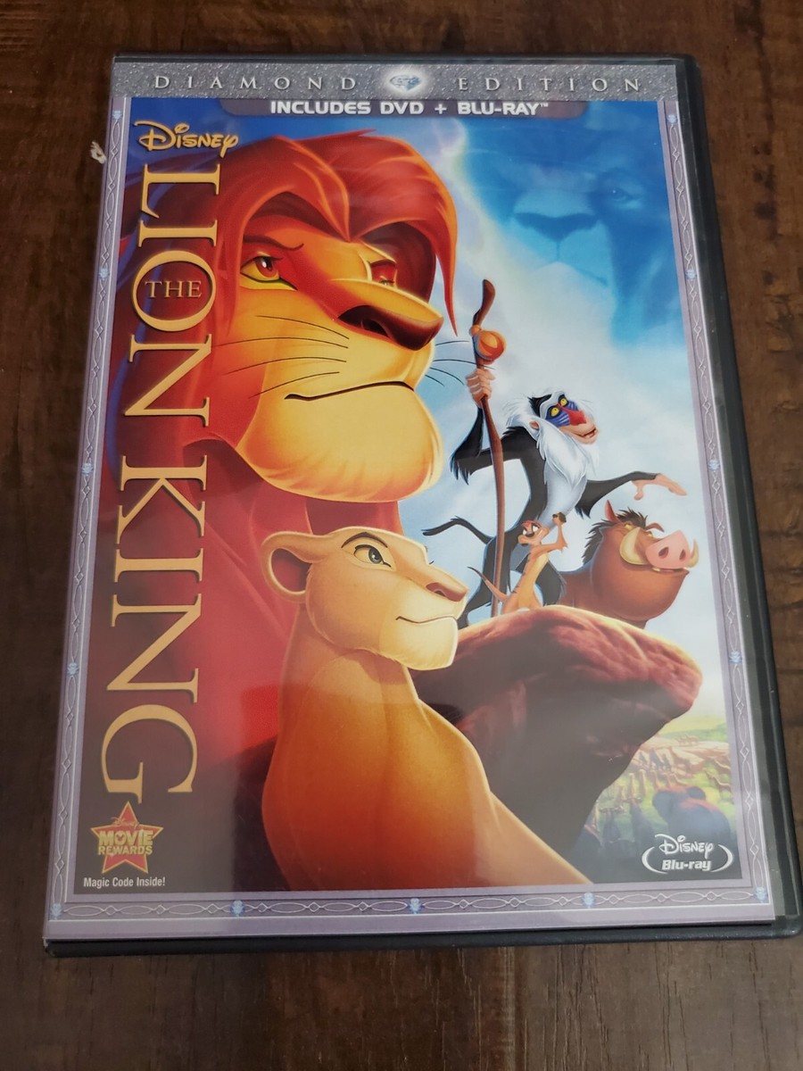 Disney The Lion King Blu-ray DVD 2011 2-Disc Set Diamond