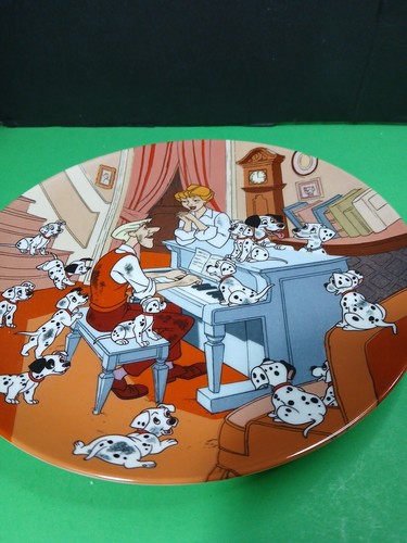 Plato de coleccionista The Bradford Exchange 101 Dálmatas "A Happy Runion" - Imagen 5 de 8