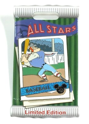 Disney Pin Trading All Stars Sports Baseball Casey At The Bat NOC Trading Card