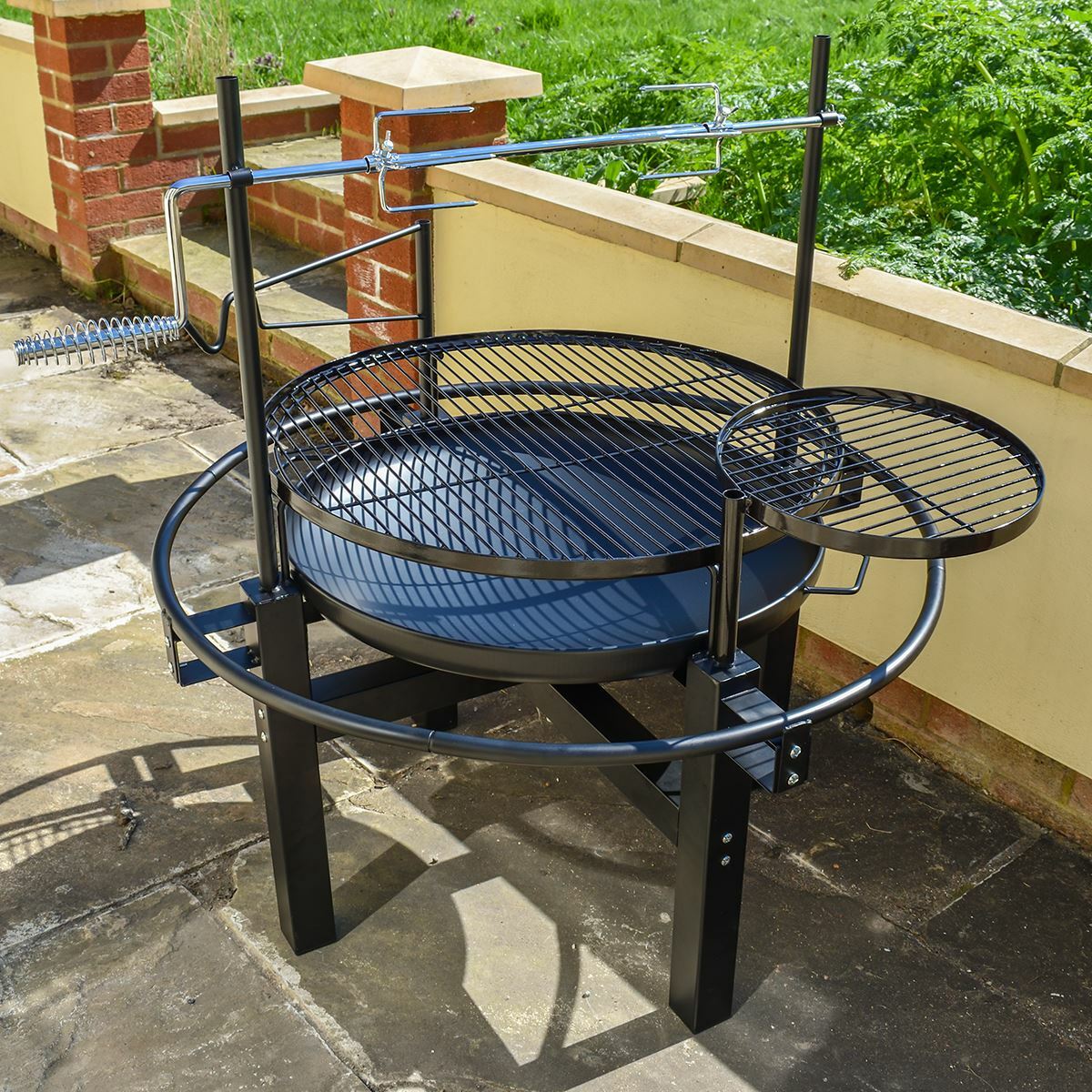 charcoal outdoor grills with rotisserie