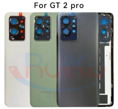 For Realme GT2 Pro Battery Cover Glass gt 2 pro Panel Rear Door Housing Case
