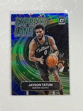 2022-23 Donruss Optic Express Lane Blue Prizm Jayson Tatum #23  /85