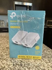 TP-Link AV600 Powerline Starter Kit - White