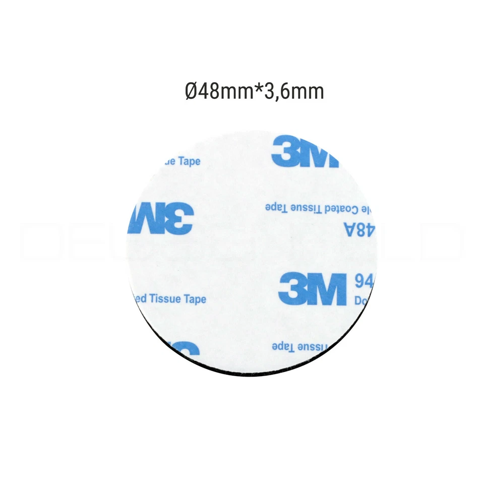 DEUSENFELD KK5-10 Kosmetikspiegel zum Kleben, Klebespiegel 3M, 5-fach Ø10cm rund - Bild 3 von 4