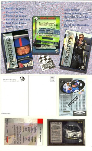 24 Piece Racing NASCAR PROMO CARD LOT Gordon Martin Petty Rudd Wallace NM 1990's - Picture 6 of 12