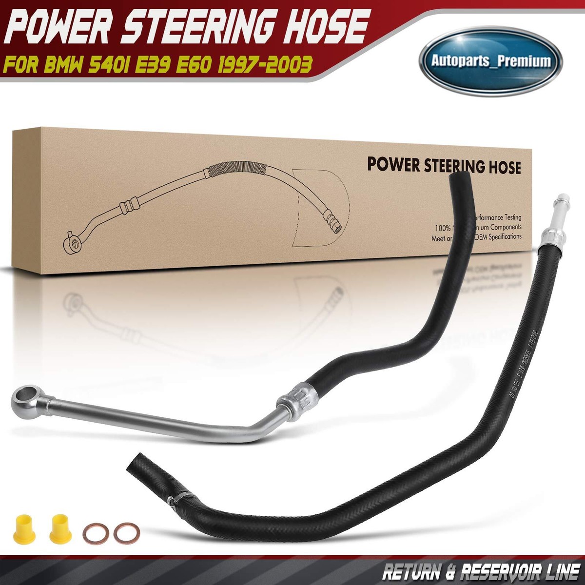 Bmw 540i Power Steering Hoses BMW Pressure Hose Assy 32411141777