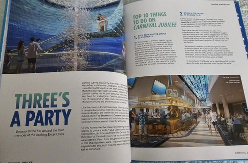 Carnival Cruise Lines Jubilee 2023 Commemorative Inaugural Collectors Book - Picture 3 of 4
