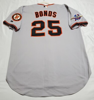 Florida Marlins Barry Bonds Miami Marlins Jersey AUTHENTIC RUSSELL