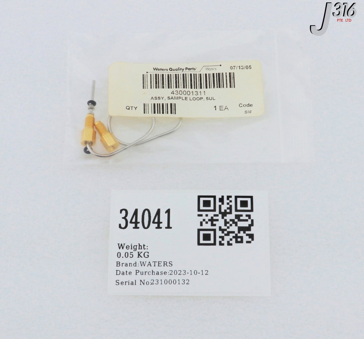 34041 WATERS ASSY, SAMPLE LOOP, 5UL (NEW) 430001311 | eBay
