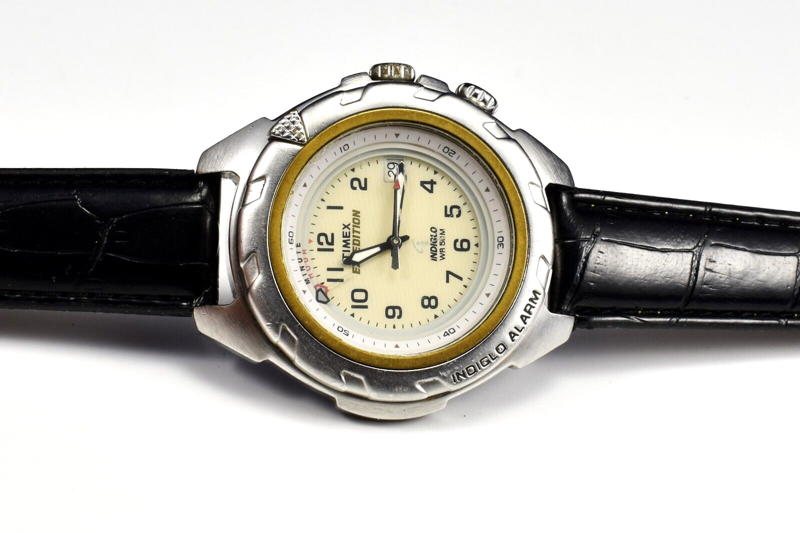 Timex Expedition SHENMUE Indiglo Men's Sports Alarm Watch New Battery New Straps image 2