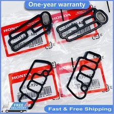 2SET /8Pcs  Cylinder Head Solenoid Gasket VTEC For Honda 15845R70A01 15815R70A01