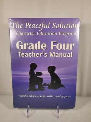 Peaceful Solution Character Education Program Grade 4 Teacher Package NEW