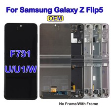 OLED For Samsung Galaxy Z Flip5 F731 LCD Display Touch Screen Digitizer Assembly