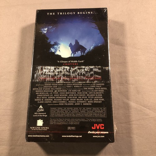 Lord of The Rings Fellowship 2001 Promo VHS Behind the Scenes The Trilogy Begins - Picture 2 of 3