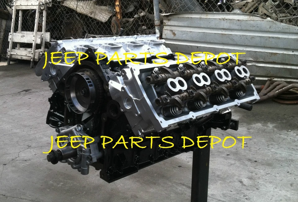 03-08 5.7 5.7L MOTOR HEMI CHRYSLER 300 Dodge G CHEROKEE MAGNUM RECONSTRUIDO Foto 2 de 4
