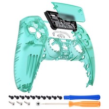 eXtremeRate Emerald Green Touchpad Front Housing Shell For ps5 Controller Custom