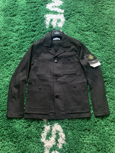 Stone Island Black Denim Field Jacket 