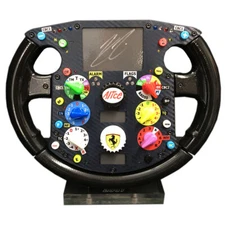 Kimi Räikkönen Ferrari 2007 replica steering wheel signed Kimi Räikkönen