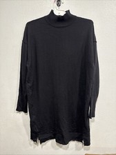 NWT‼ Steve Madden  Sz S Black Turtleneck Sweater Dress 