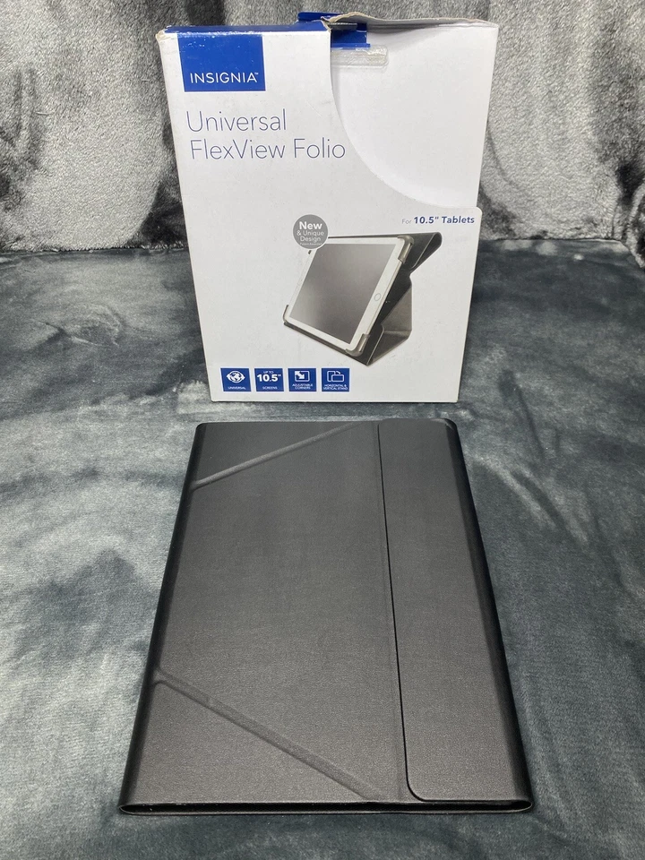 INSIGNIA Universal FlexView Folio For 10.5 Tablet Holder Adjustable Black - Image 3 of 4