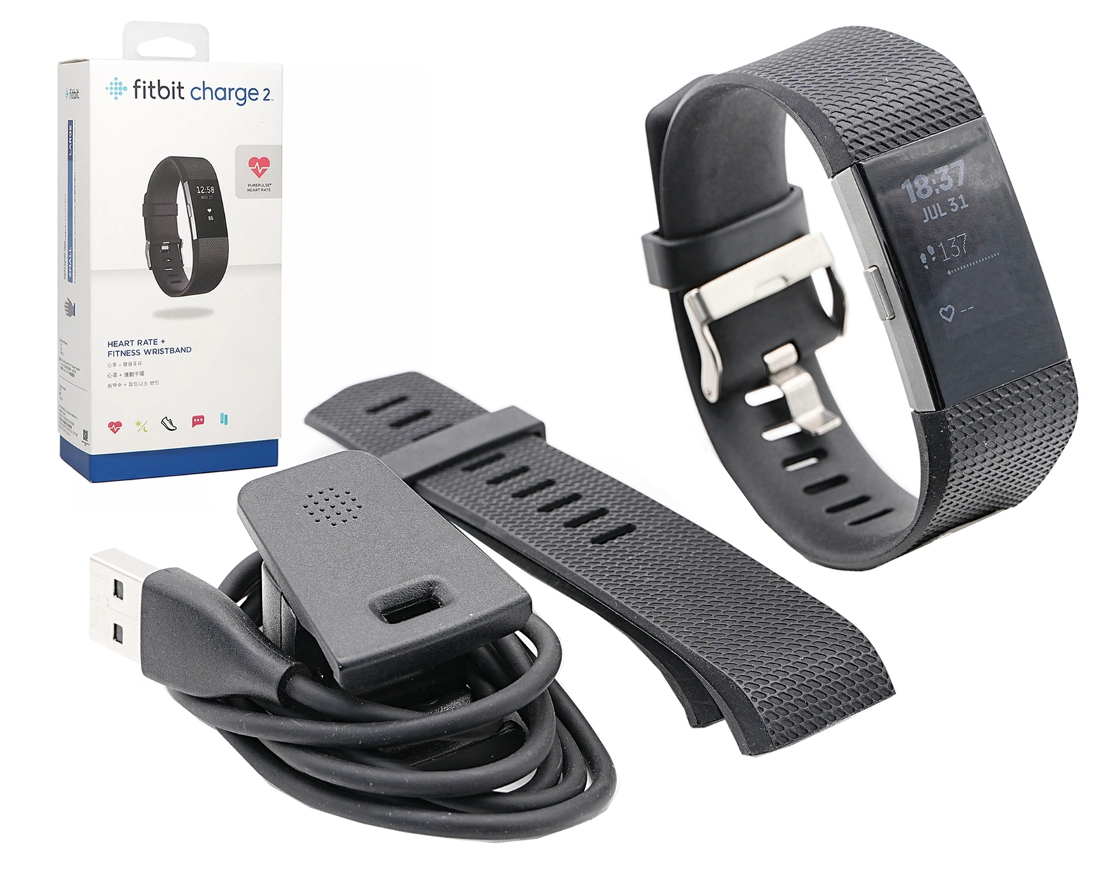 New Fitbit Charge HR Fitness Smartwatch Authentic Activity
