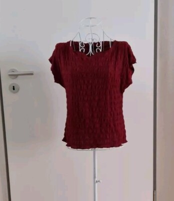 Bluse NEU Gr. M bordeaux
