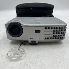 NEC LT220 DLP Projector W/Cables. READ.