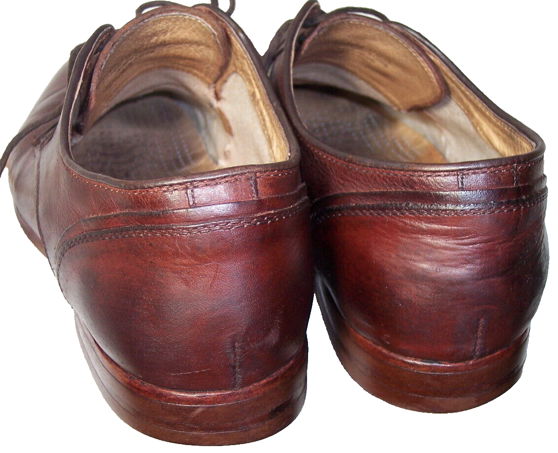 SAOLA Scarpe eleganti derby marroni in pelle Warfield & Grand Gibson taglia 11