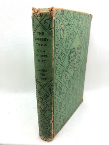 Die Bobbsey-Zwillinge "Auf einem Hausboot" von Laura Lee Hope gebundenes Buch 1943 Vintage - Bild 3 von 7