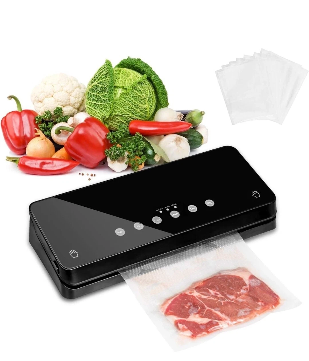 Vacuum Food Sealer Machine Seal a Meal Food Saver System With Vacuum Tube