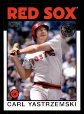 2021 Topps Update 1986 Topps 35th Anniversary #86B-44 Carl Yastrzemski Red Sox