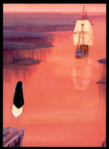 Skybox Pocahontas 1995 - center bottom Puzzle No. 62 - 第 1/2 張圖片