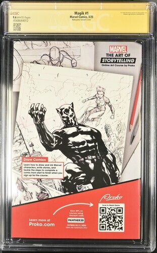 MAGIK #1 MARVEL COMICS 2025 SIGNIERT DAVID NAKAYAMA VARIANTE CGC SS 9.6 NM - Bild 2 von 2