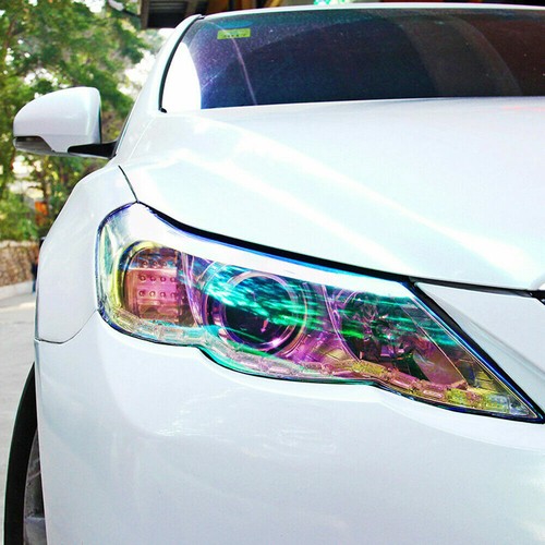 Chameleon Neo Colorful Headlight Tailight Plastic/Glass Vinyl Tint Film GLOSSY - Foto 5 di 12