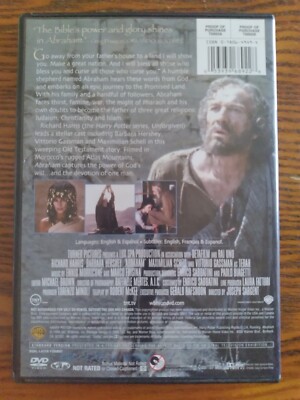 Abraham: The Bible Collection (DVD, 1993 Television Film, Richard