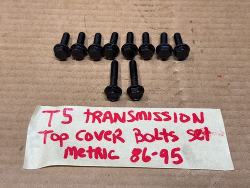 86-87-93-95 Ford Mustang T5 Transmission TOP COVER Bolts Set NEW 10.9 Metric - Picture 1 of 3