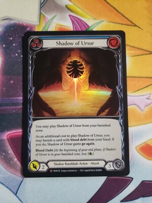 Shadow of Ursur Rainbow Foil NM Unlimited Monarch FAB Flesh and
