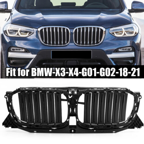 Front Active Air Shutter Grille For 2018-2021 BMW X3 G01 X4 G02 #51137497227 NEW - Picture 2 of 13