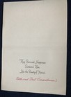 Golden Age Quality / DC Comics Artist FRED GUARDINEER signed Thanksgiving Card — photo 1