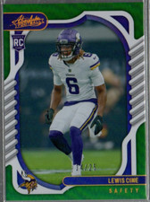 2022 Absolute Spectrum Green RC #184 Lewis Cine /25 